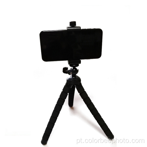 Mini câmera polvo esponja tripé suporte portátil portátil